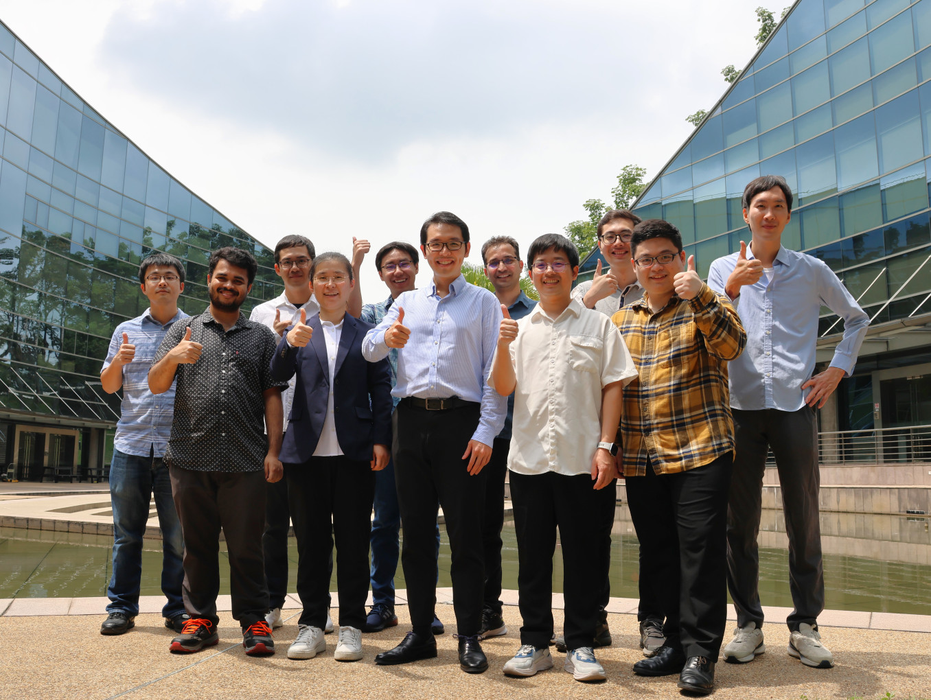 Liang Jie Wong Group @ Nanyang Technological University, Singapore. Photo taken with the atomic resolution electron microscope in the Facility for Analysis, Characterisation, Testing and Simulation (FACTS)