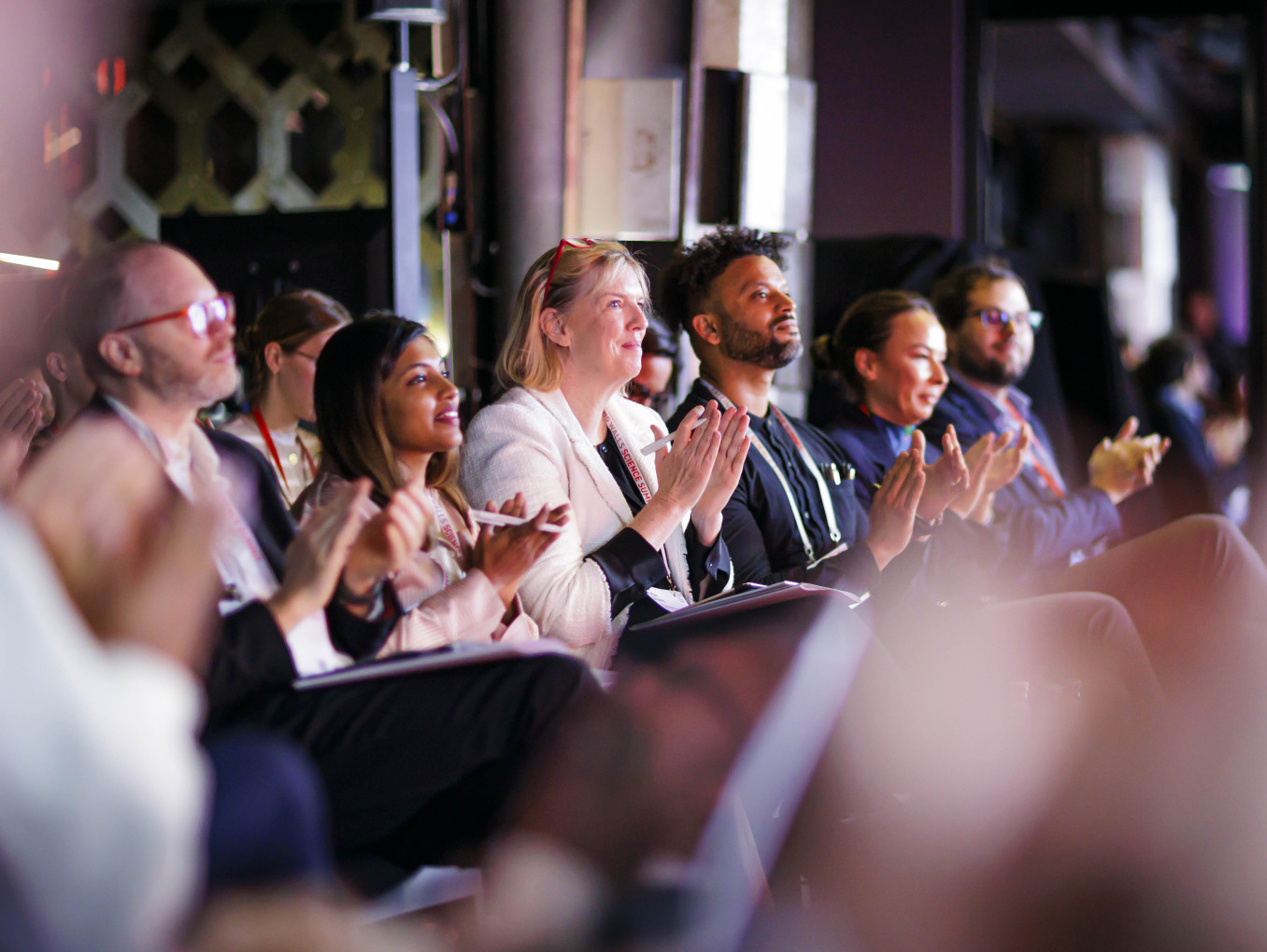 Engage Jury applauding