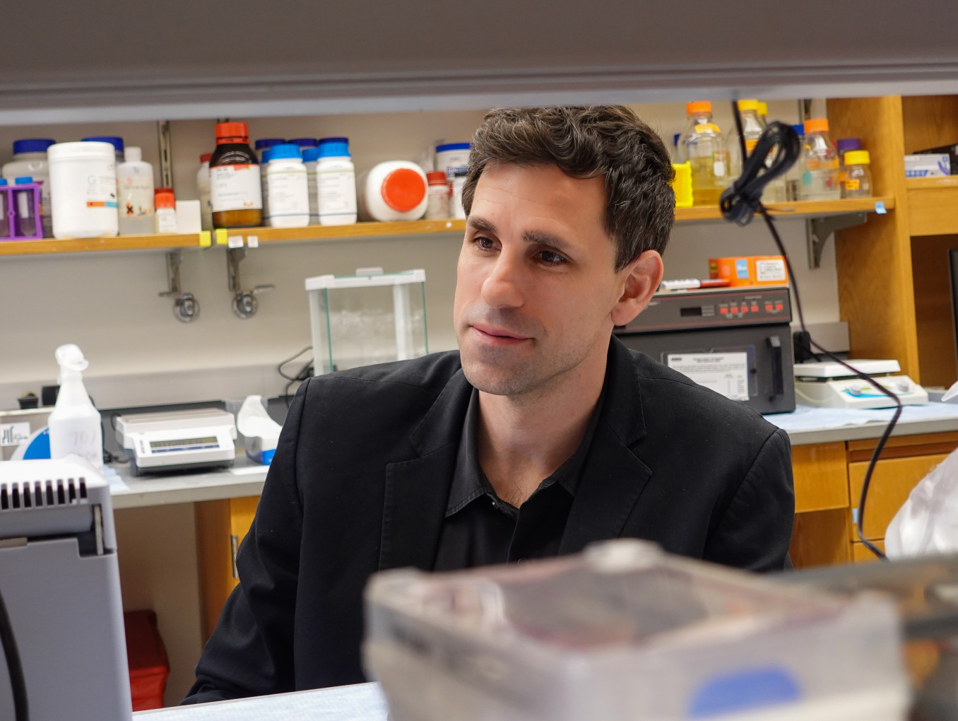 Lab photo reaking the Wall of Antibiotic Discovery with AI 