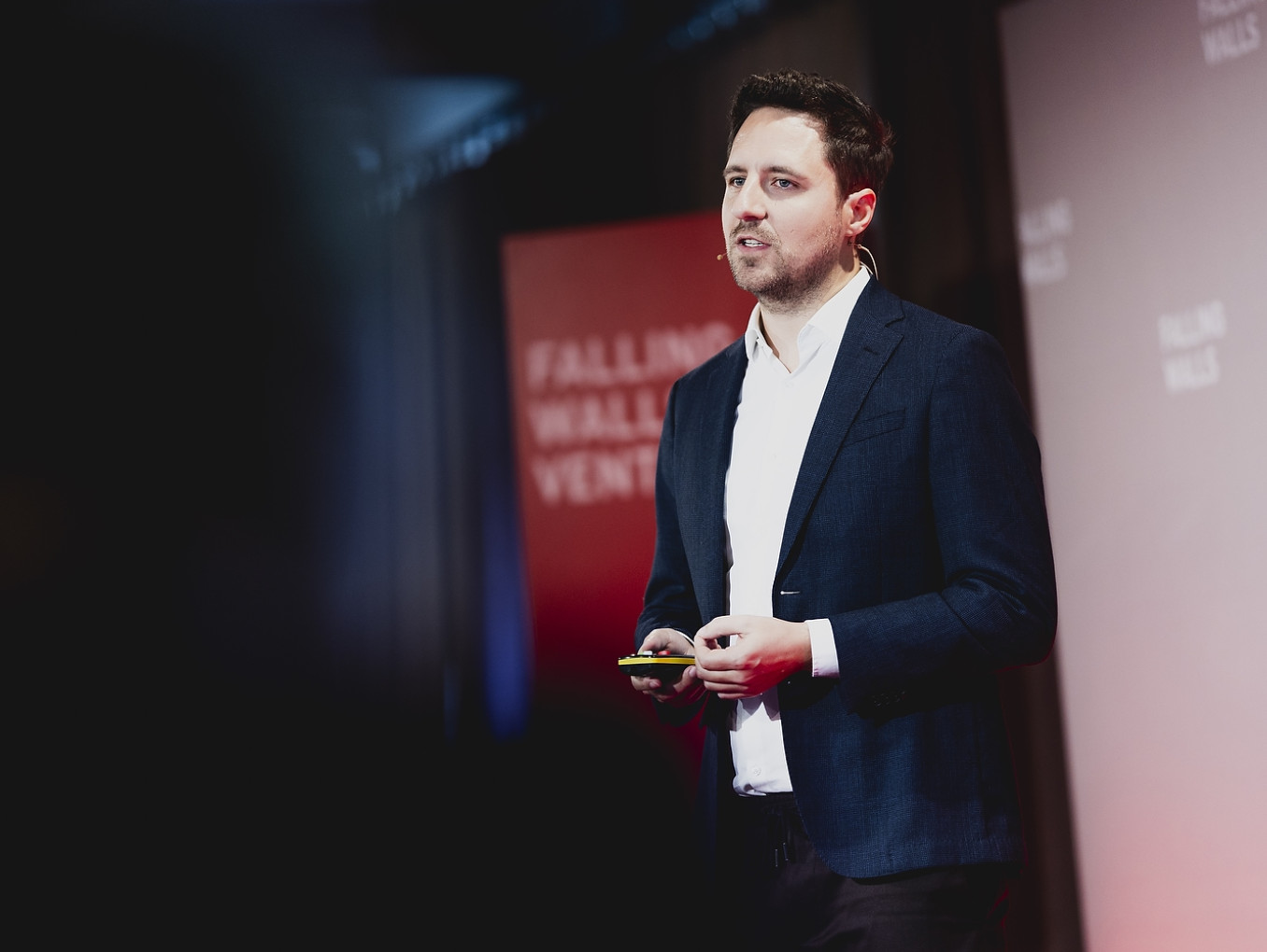Stephan Herrmann at the Falling Walls Science Summit 