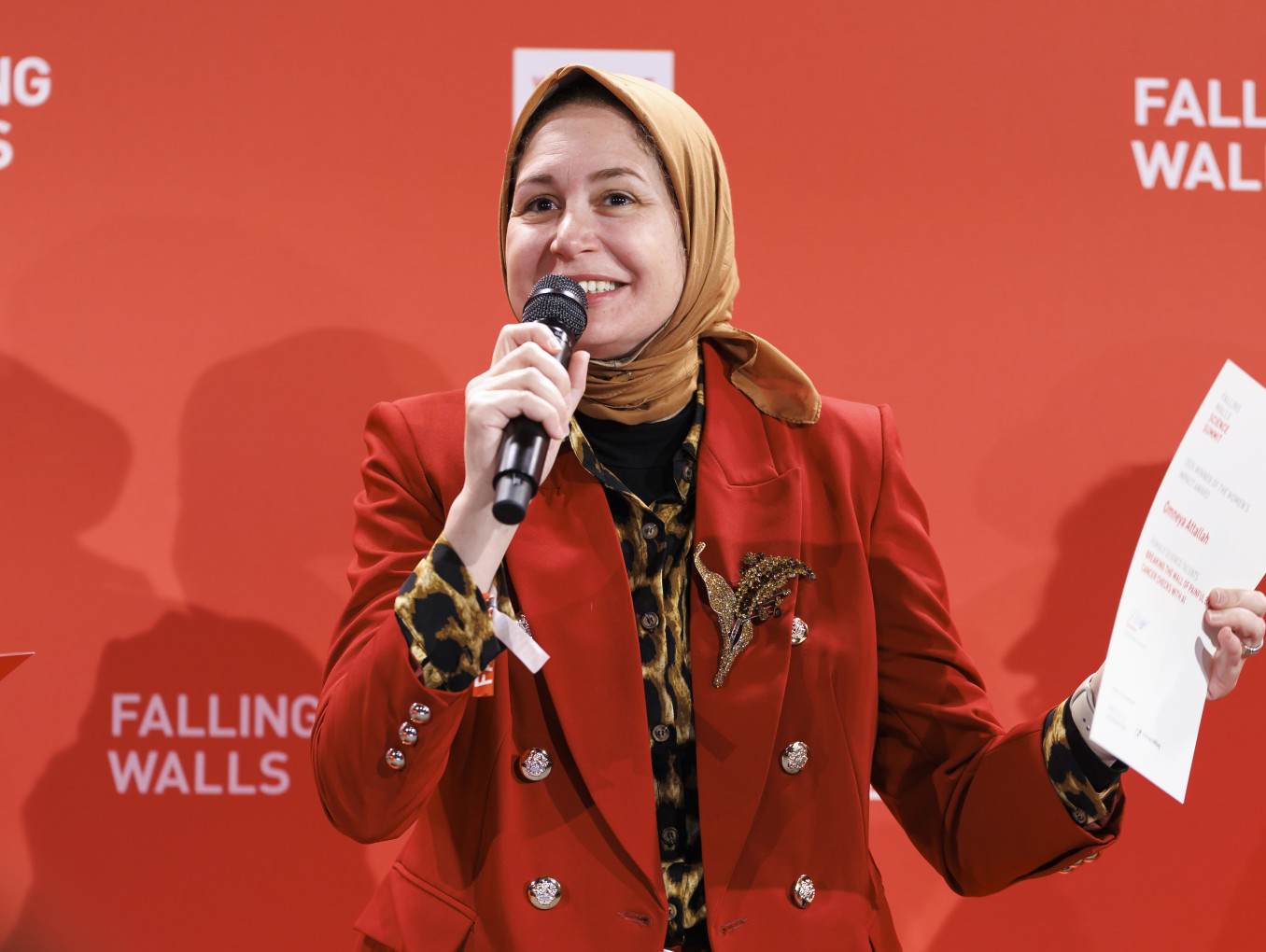 Omneya Attallah at the Falling Walls Science Summit 2025