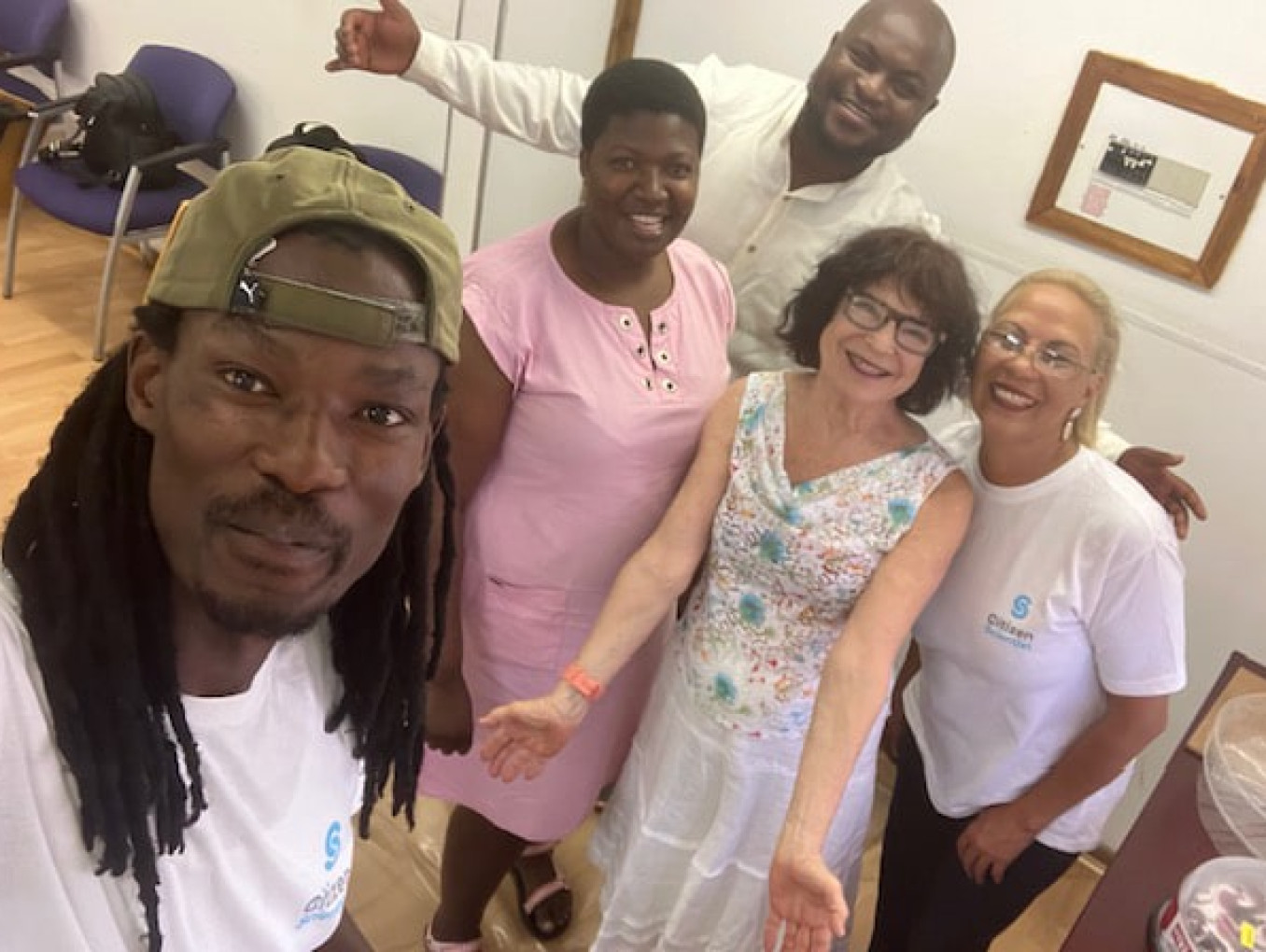 Jacqueline Goldin and her team from "Diamonds on the Soles of their Feet"