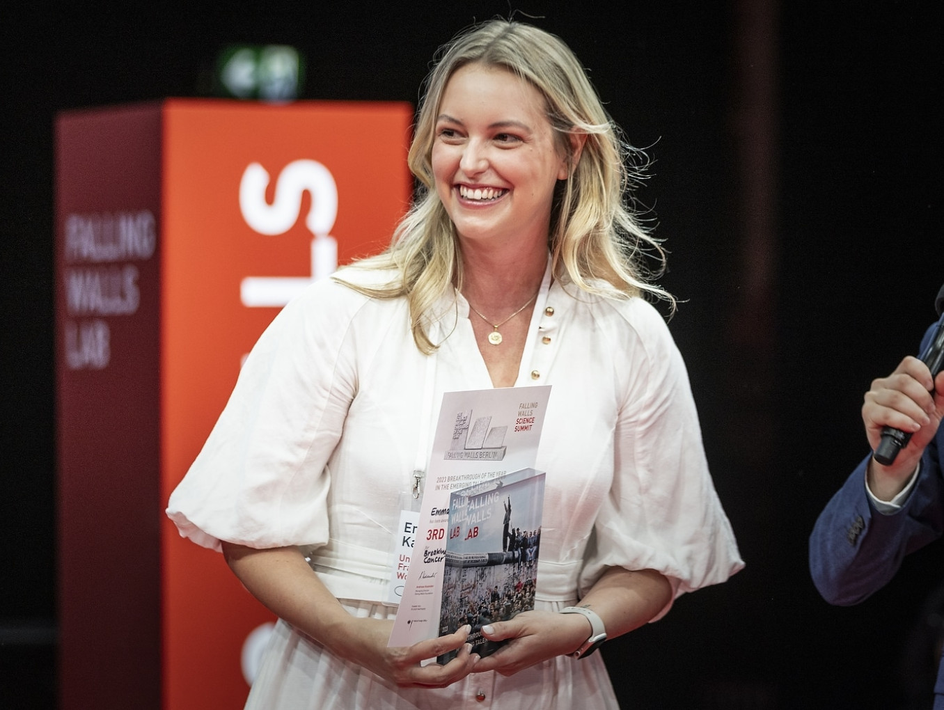 Emma-Anne Karlsen at the Falling Walls Award