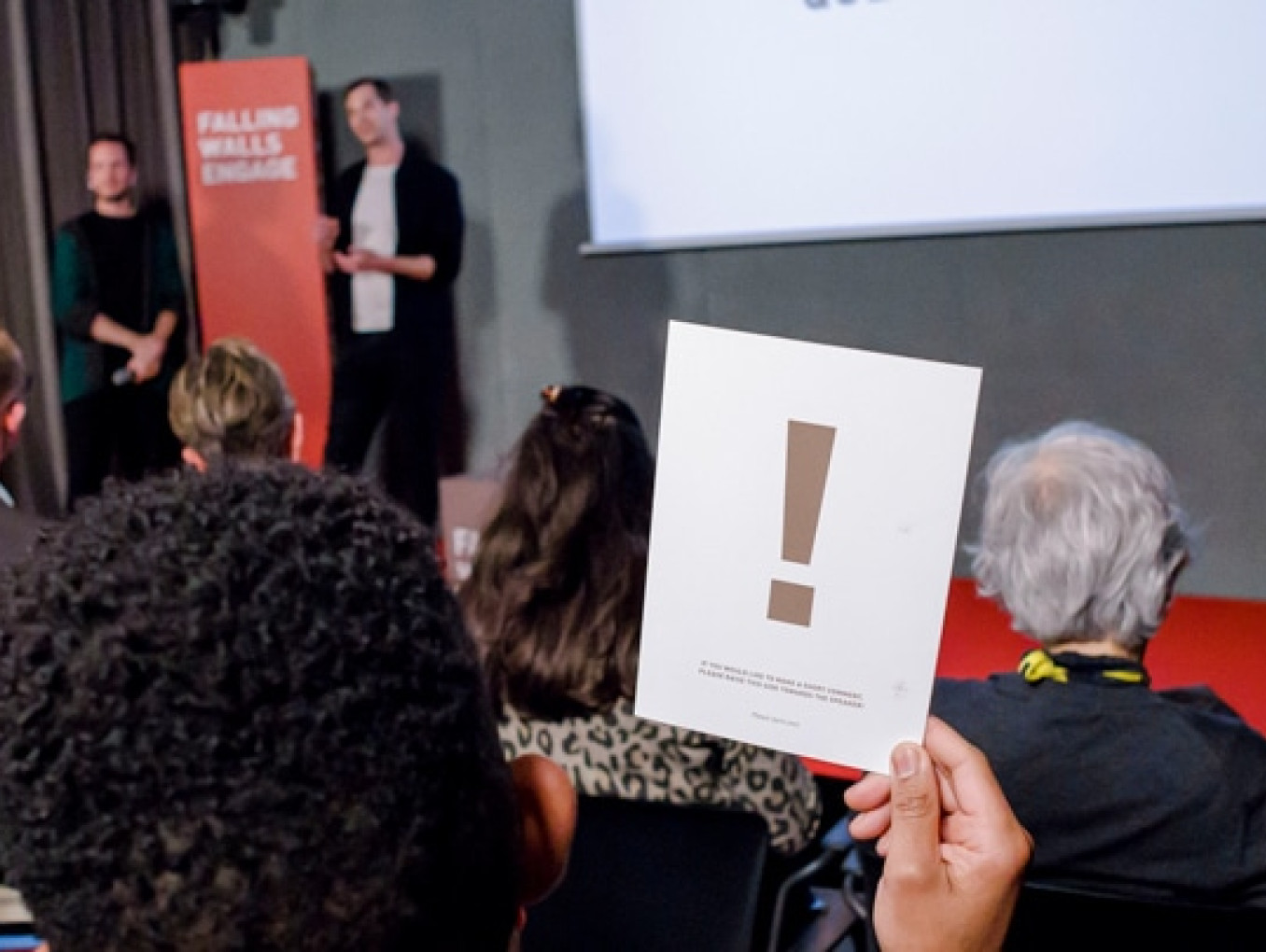Audience at Falling Walls Engage Pitches at Science Summit 2023