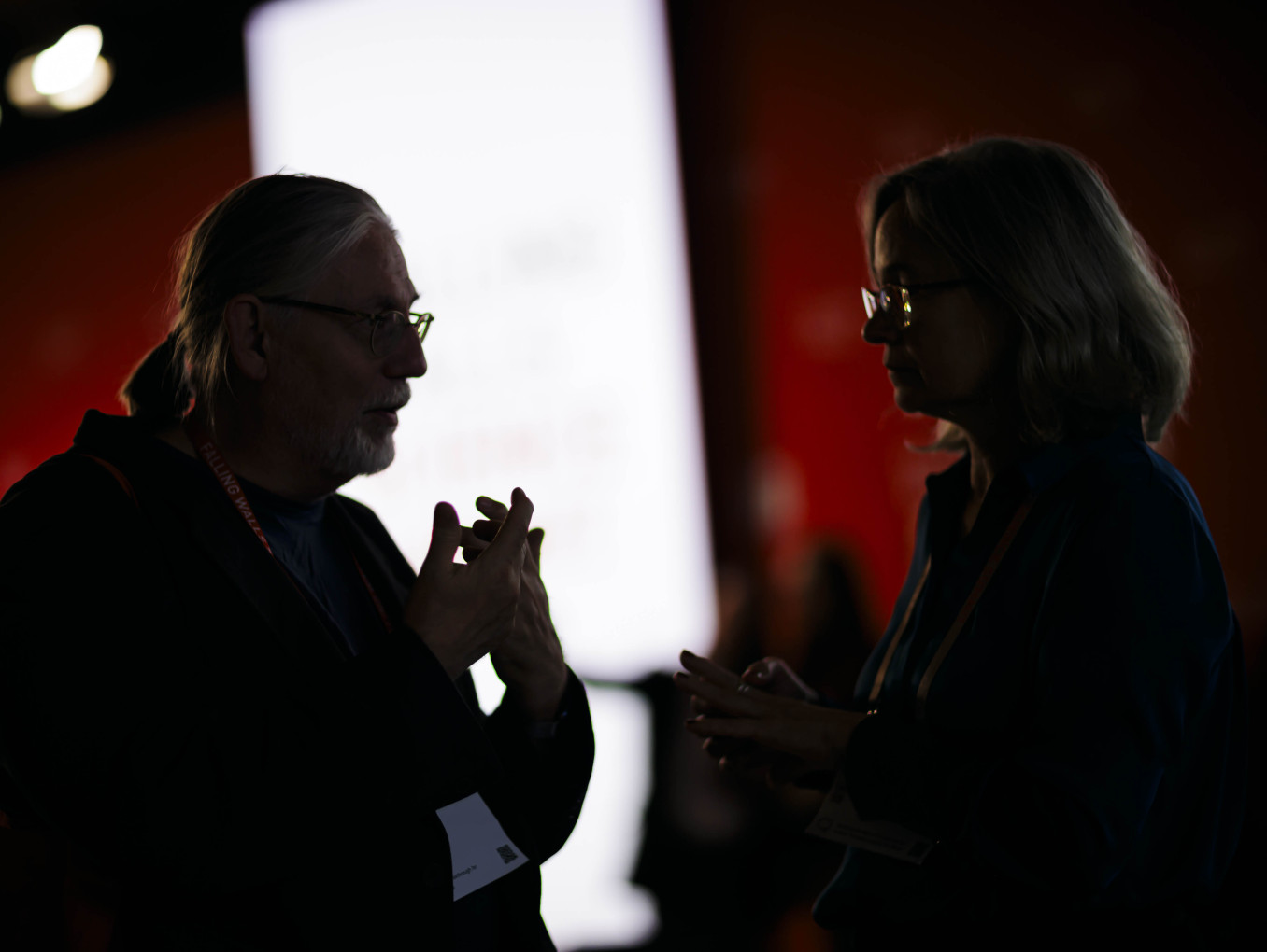 People discussing at Falling Walls Science Summit 2024