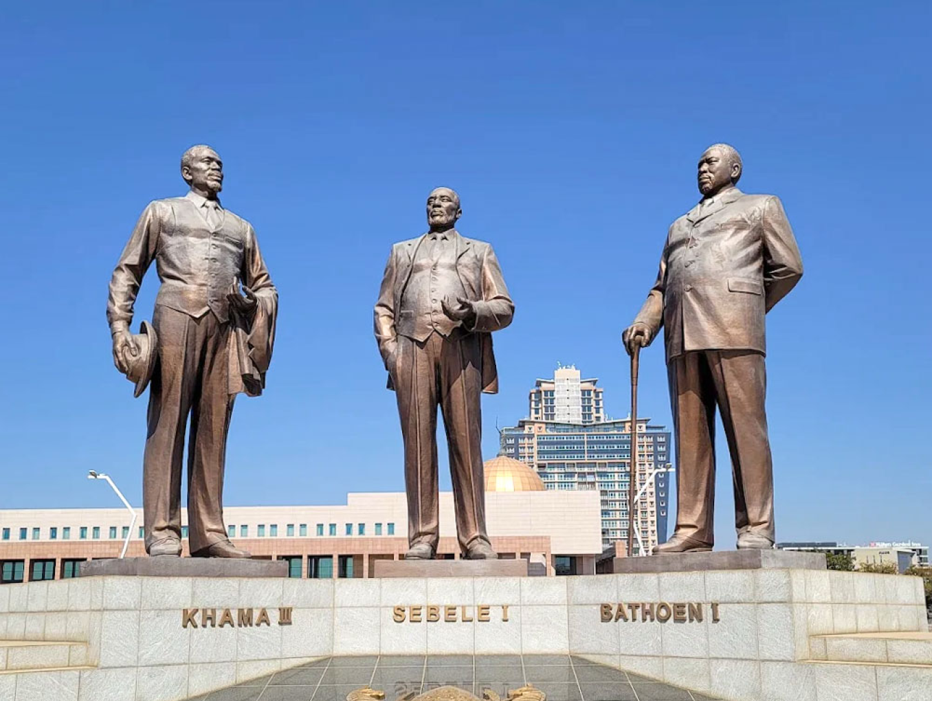 the Three Dikgosi Monument