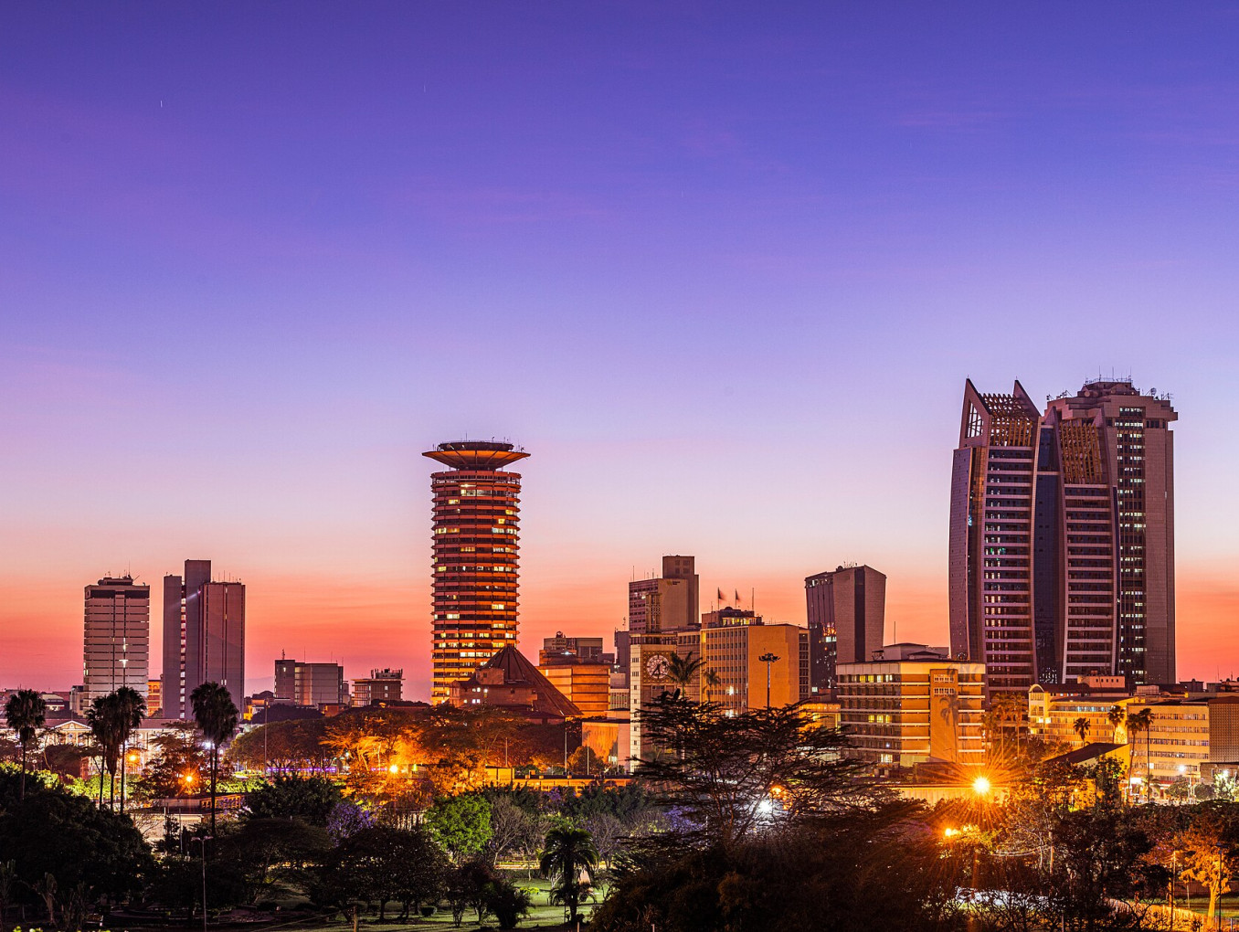 Nairobi Kenya skyline