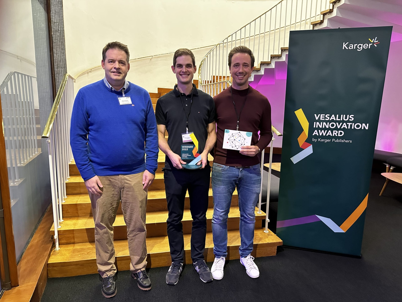 Patrick & Markus at Vesalius Innovation Award