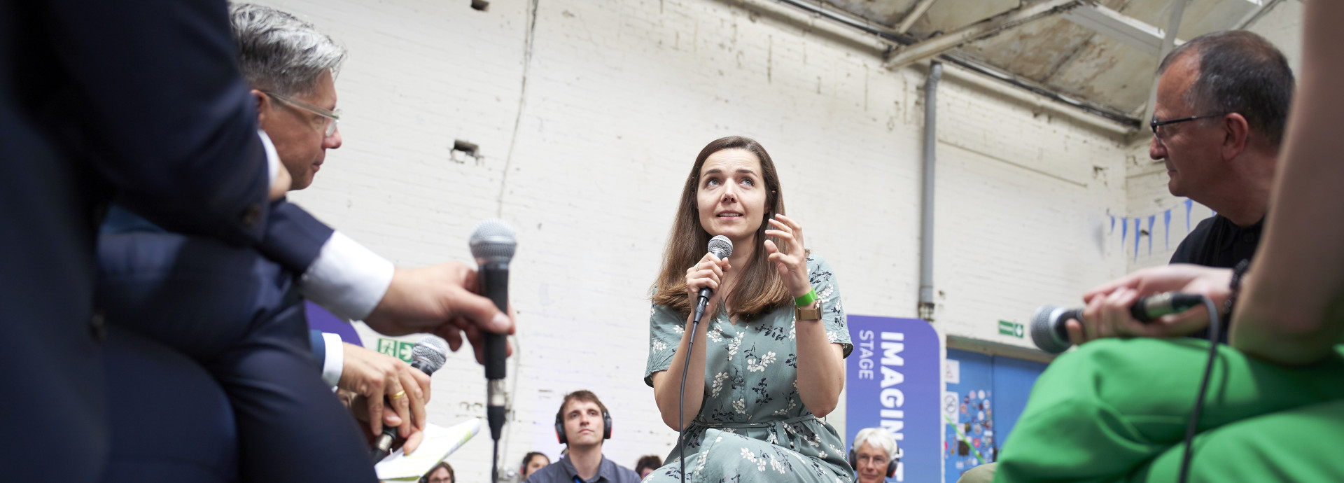 speaker on stage