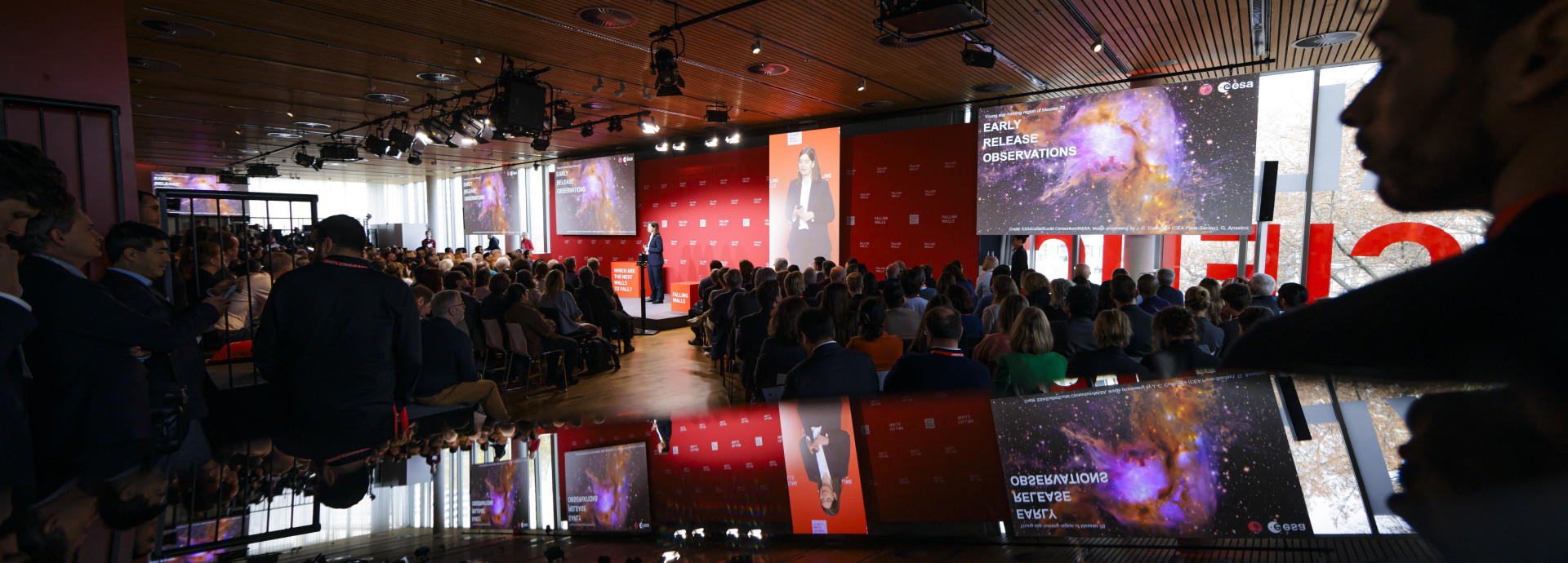 Science Breakthrough Valeria Pettorino on stage at Falling Walls Science Summit 2024