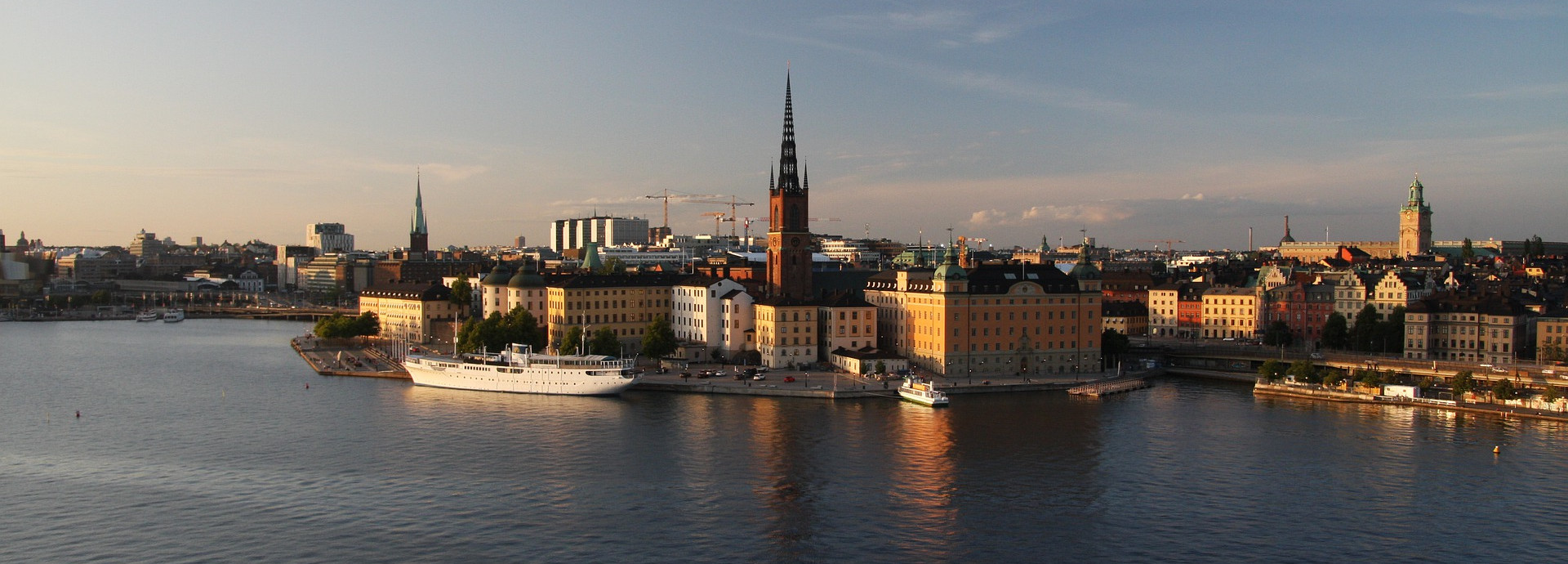 View on the Baltic Sea and Stockholm