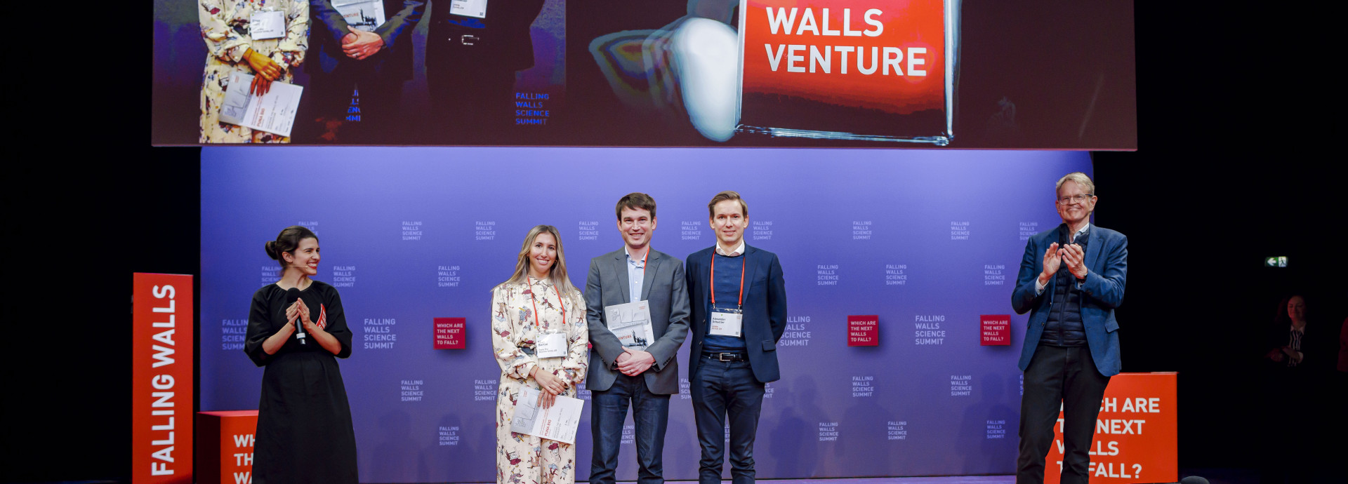 Falling Walls Venture Science Breakthrough on Stage at Science Summit 2022