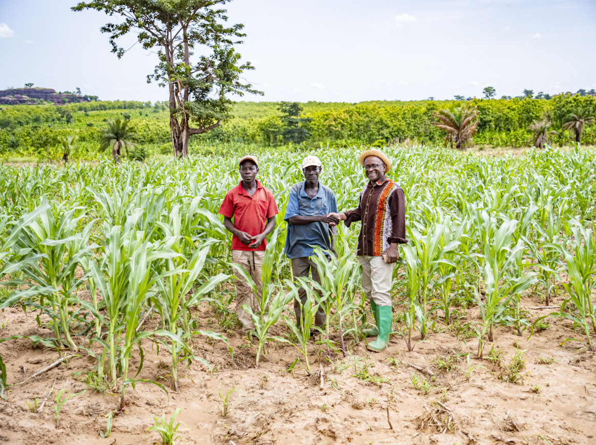 Nyarko's field research working with smallholder farmers in Africa