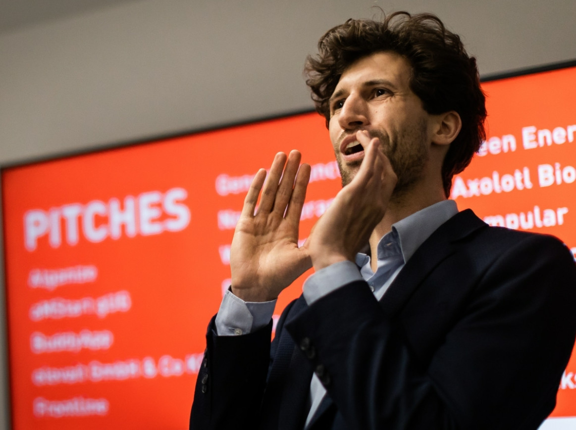 Alexander Pichler from EXALT at Berlin Sciencepreneurs Night