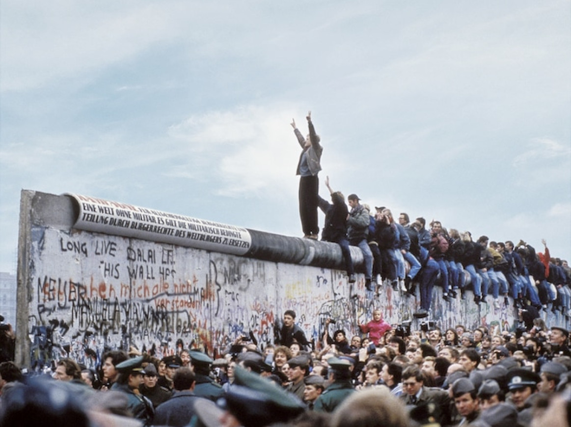 Opening Of The Berlin Wall In Berlin In 1989