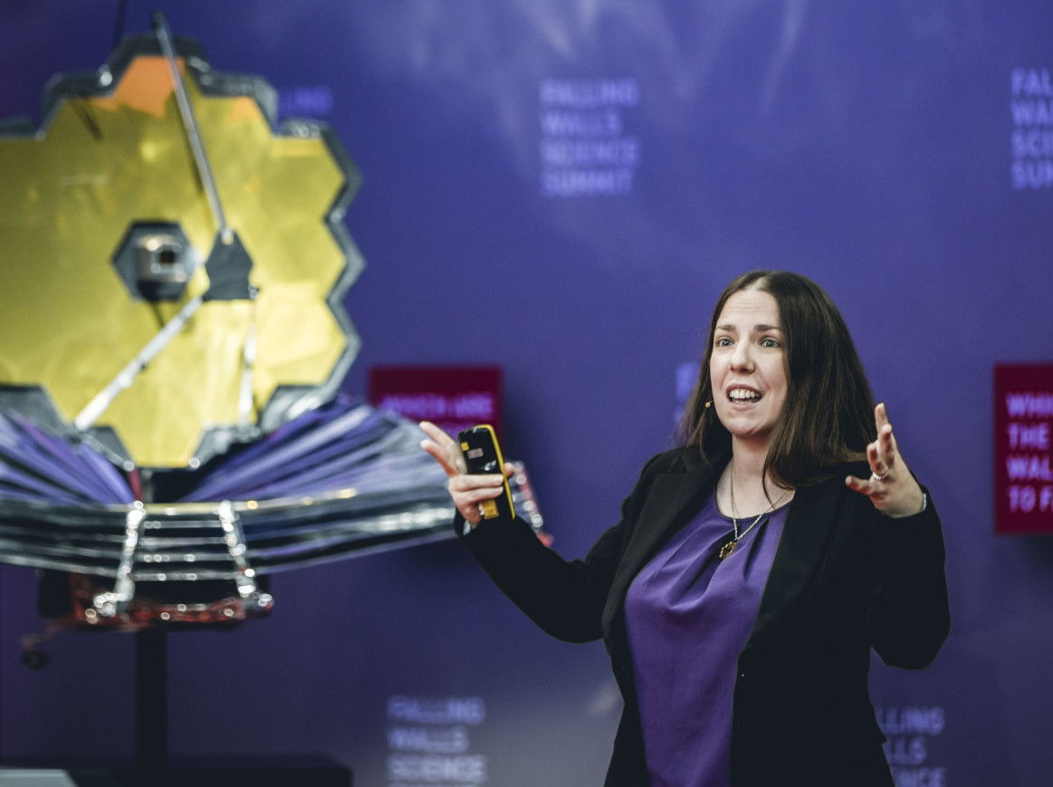 James Webb Telescope on Stage at Falling Walls Science Summit 2022