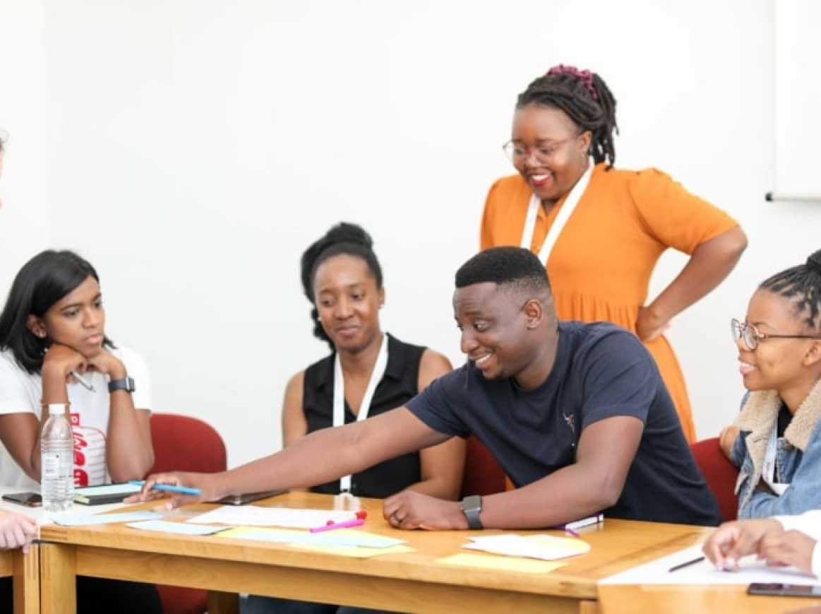 Workshop at the Engage Hub South Africa. 