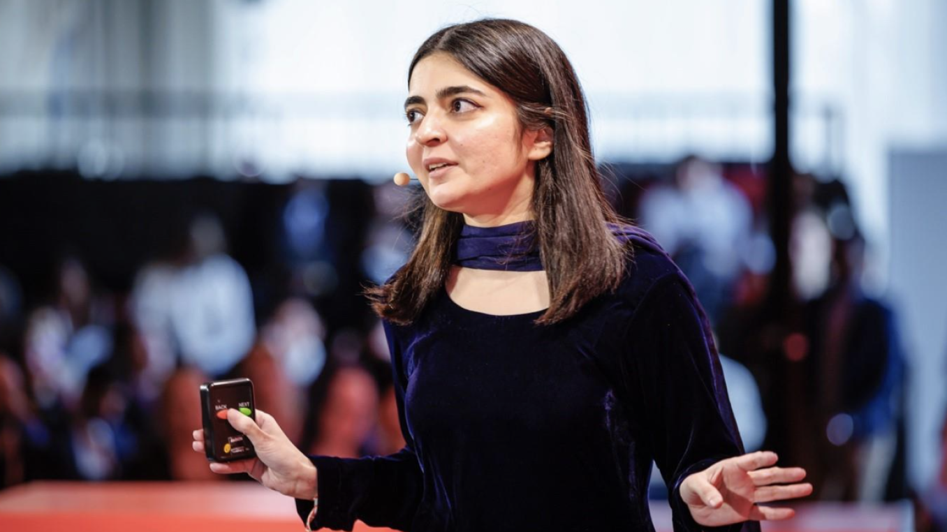 Hira Fareed at the Falling Walls Science Summit 