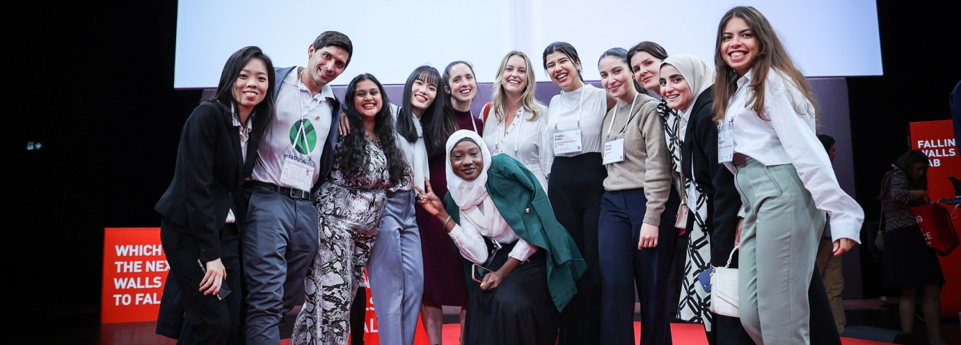 Falling Walls Lab Winners 2023 on stage